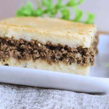 Torta de Batata com Carne e Espinafre "Família" - Saúde e Sabor